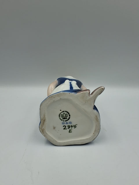 B & G Pige med blomsterkranse